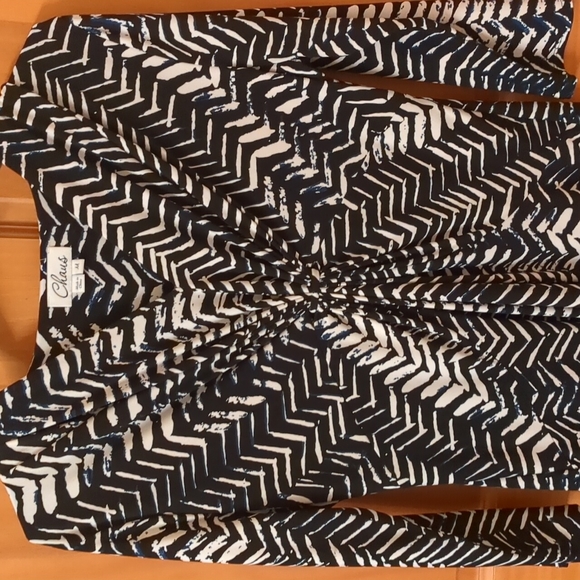 Womens Chaus Dress, Black & White, Size M - Picture 2 of 4